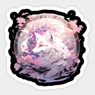 Japanese Fox Kitsune Sticker